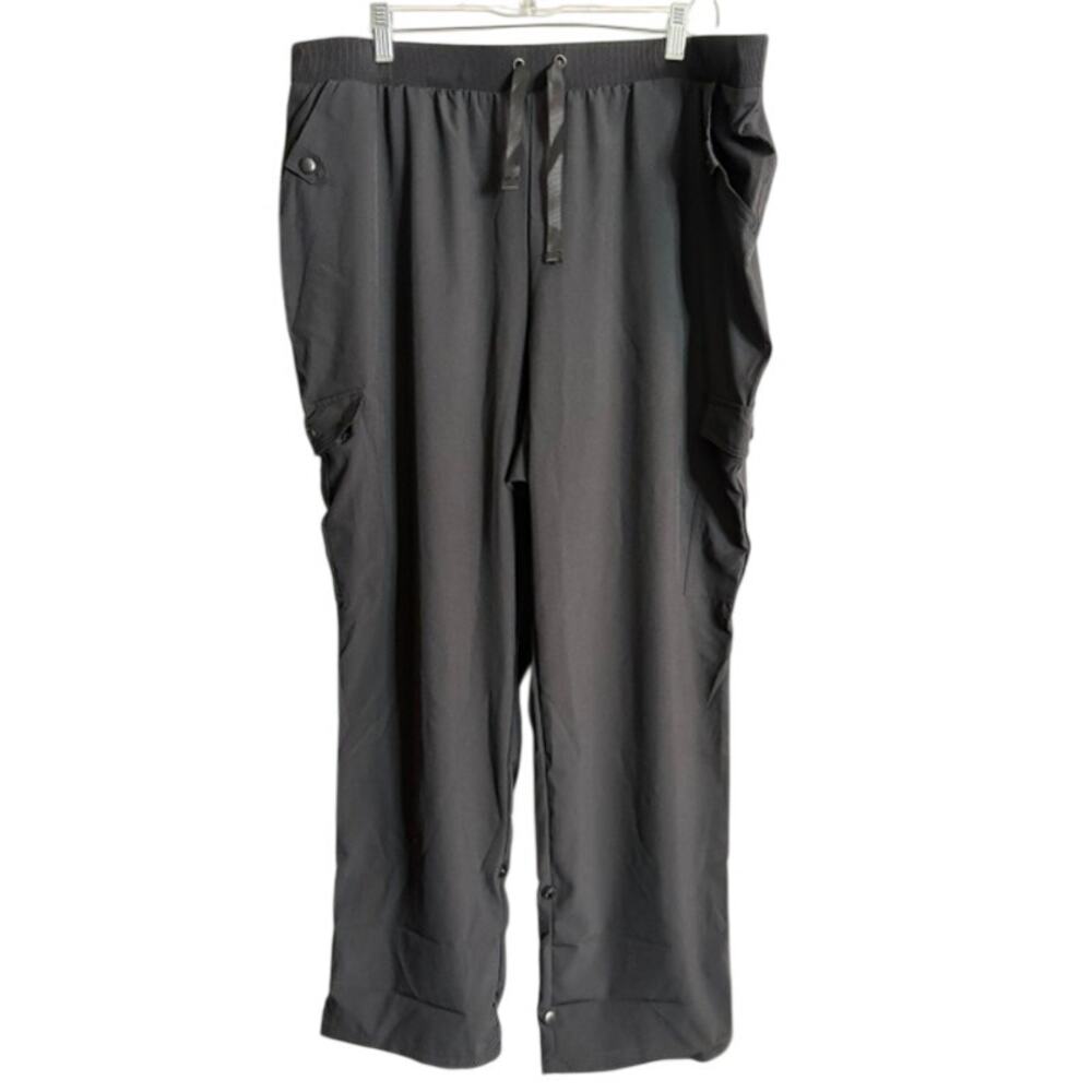 LuLaRoe Sawyer 2XL Black Active Utility Pants